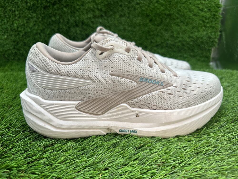 Brooks Ghost Max 3 1204571D181 Athletic Sneaker Women's 9D Beige Mesh Running